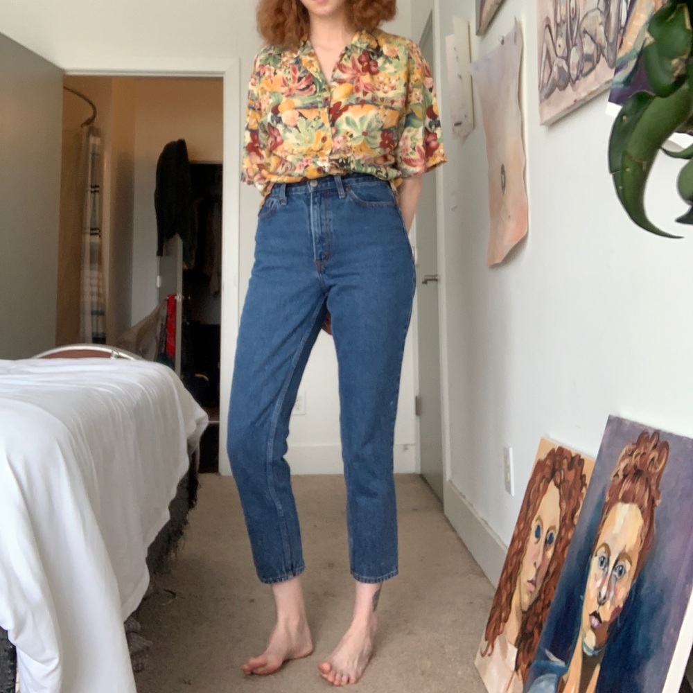 High Rise Mom Jeans
